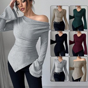 Women's Blouse Longsleeve Soli – обзор и цена Blouse Off Shoulder