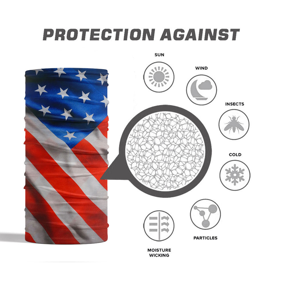 USA Flag Pattern Sun Protectiv – обзор и цена Headband Summer Knit