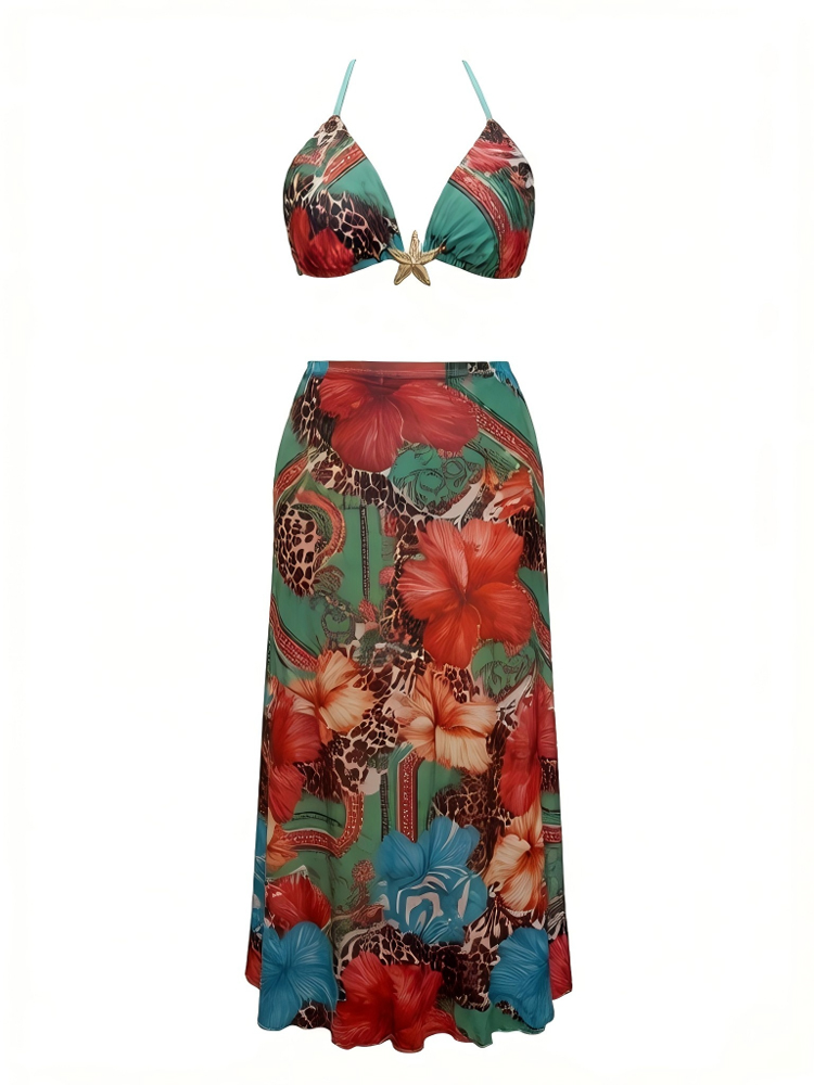 Women Plus Size Summer Boho Fl – обзор и цена Maxi Dress Halter