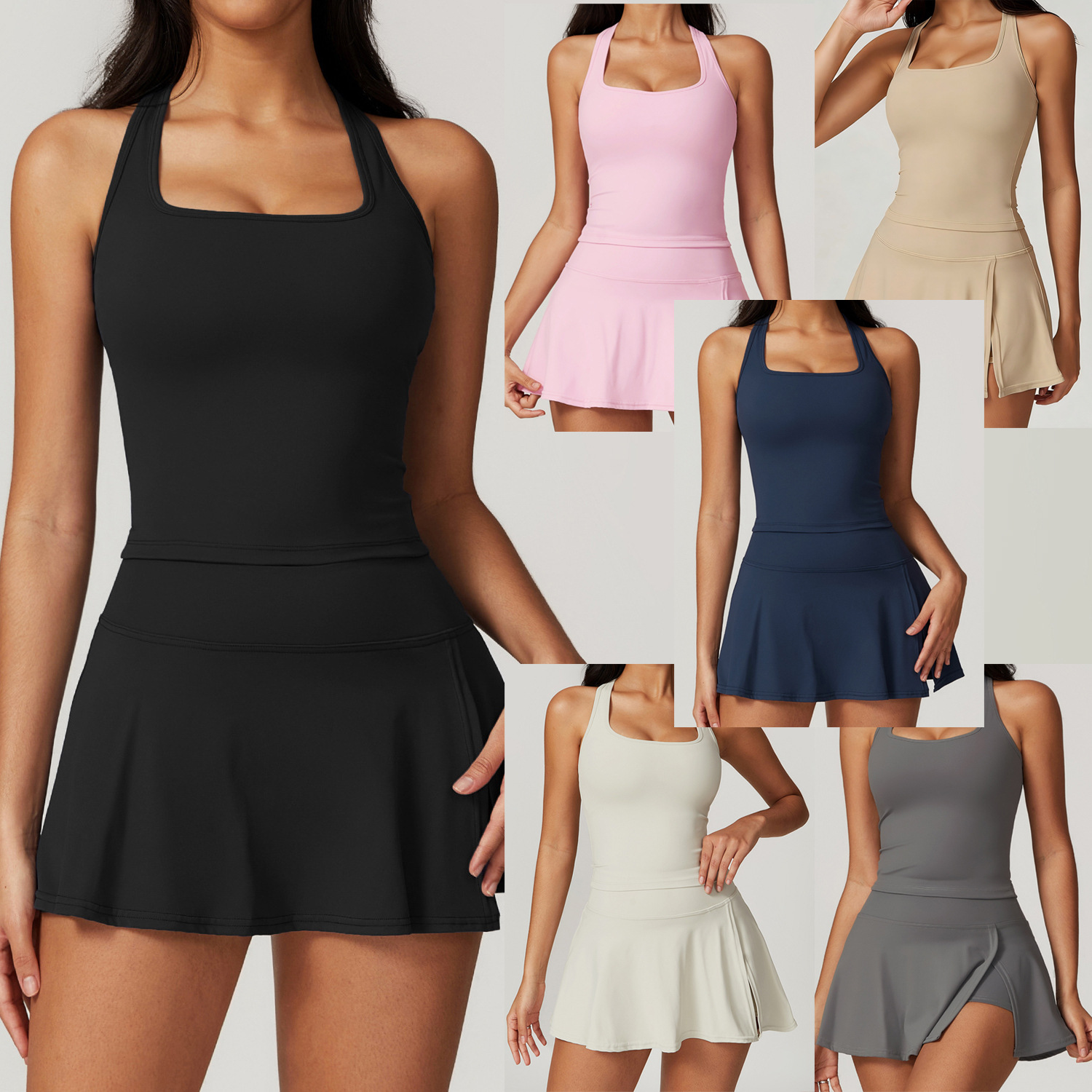 2 Piece Tennis Dresses for Wom – обзор и цена Crop Top Crochet