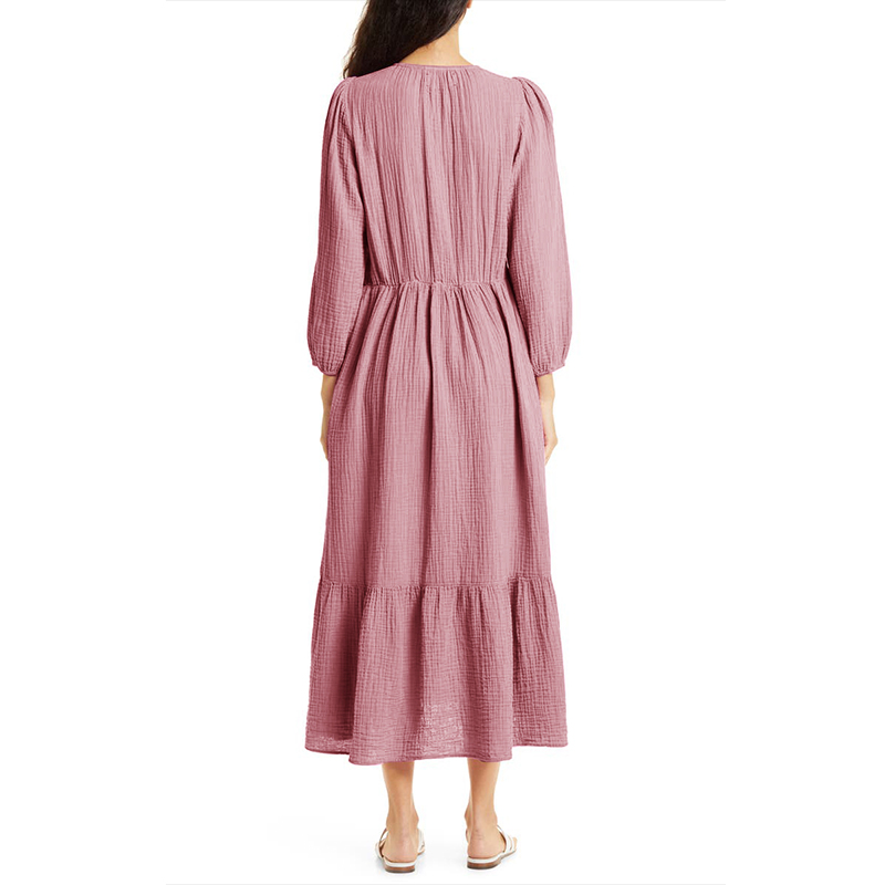 Muslin 100% Cotton Long Sleeve – обзор и цена Linen Dress Wrap