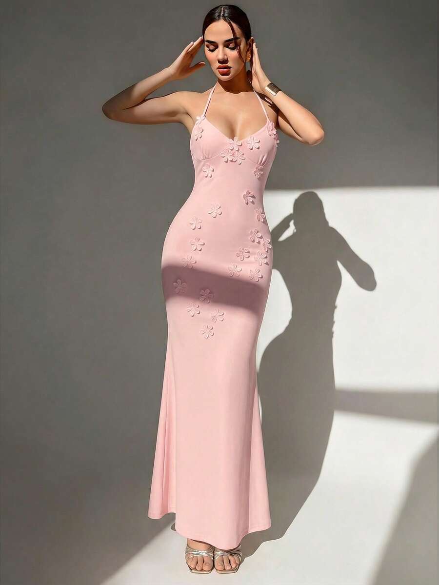 Womens Sexy Y2K Micro Cup Fron – обзор и цена Maxi Dress Halter