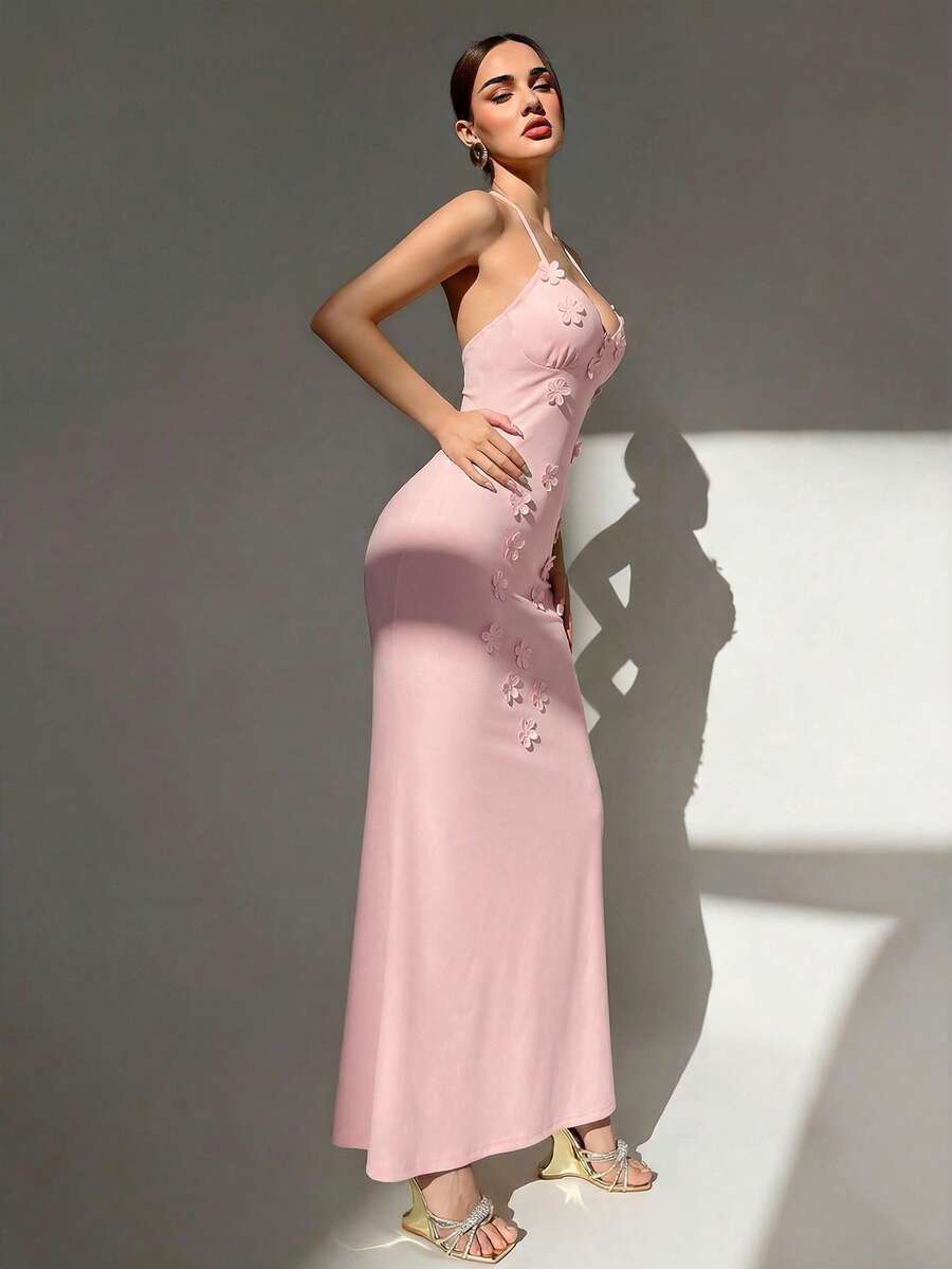 Womens Sexy Y2K Micro Cup Fron – обзор и цена Maxi Dress Halter