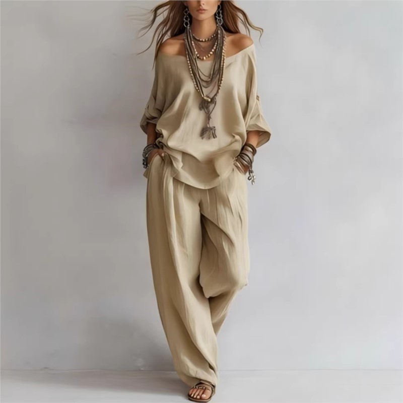 Summer New Casual Loose Linen  – обзор и цена Linen Pant Wide