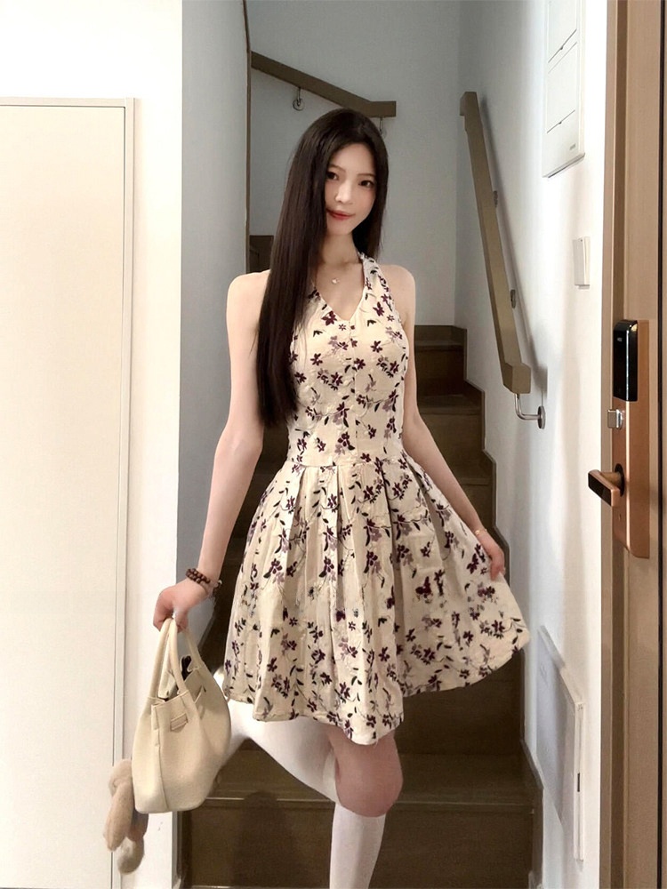 Sweet Floral Print V-Neck Midi – обзор и цена Midi Skirt Floral