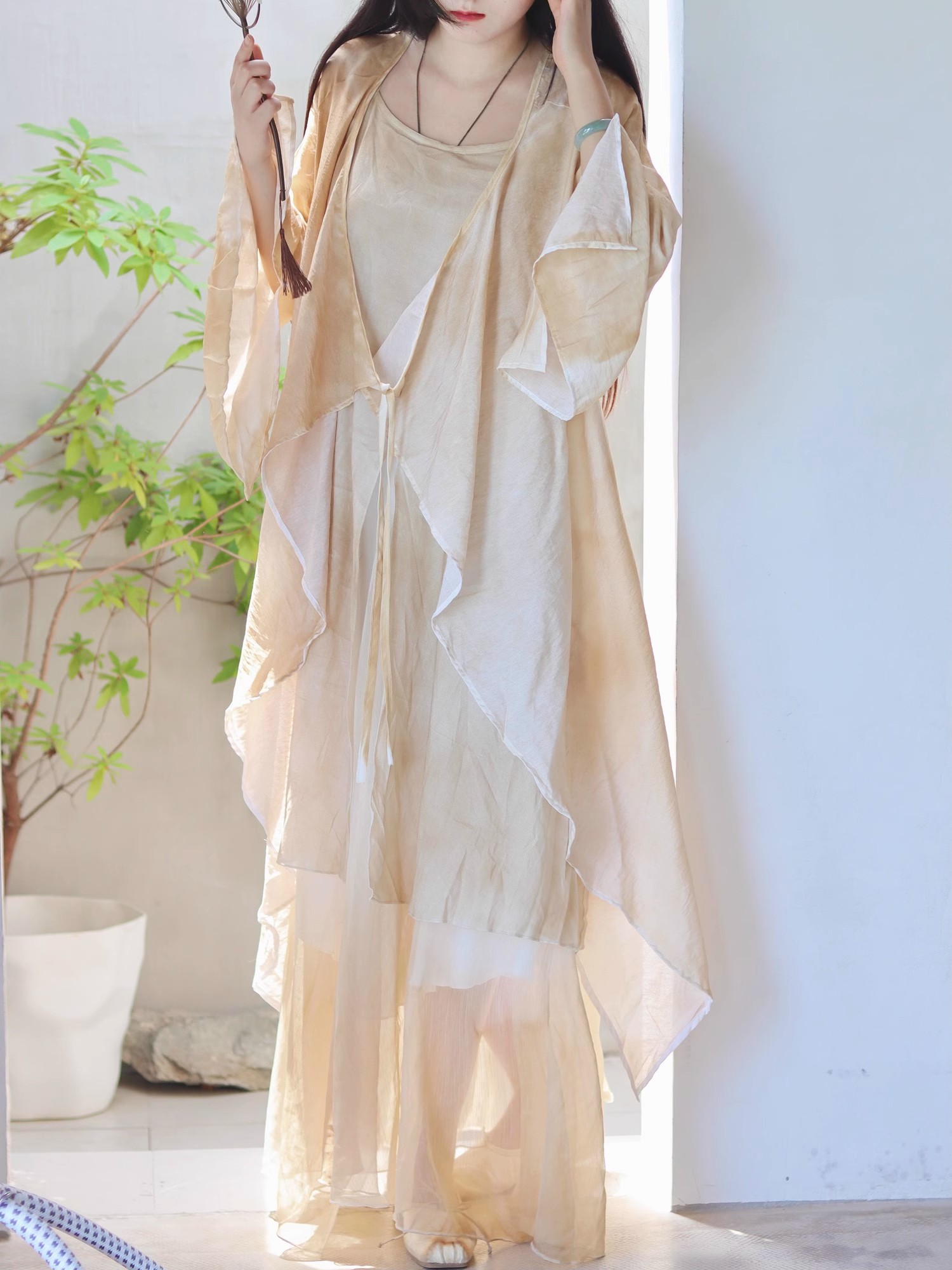 New Chinese Style Cotton Linen – обзор и цена Linen Dress Wrap