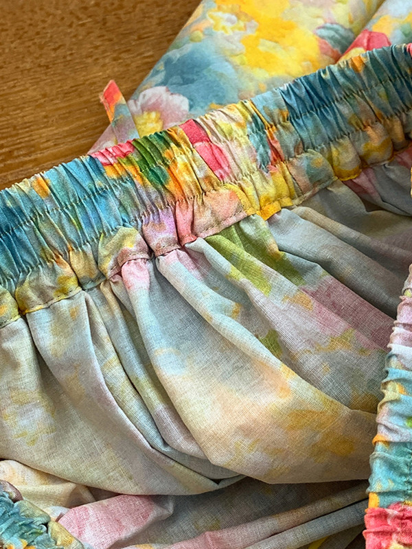 Retro Artistic Large Size A-Li – обзор и цена Midi Skirt Floral
