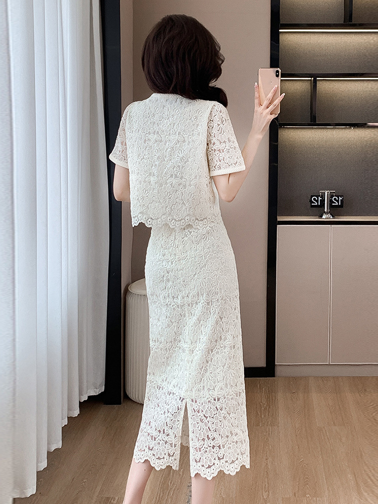 Summer Women Elegant Lace Flor – обзор и цена Midi Skirt Floral