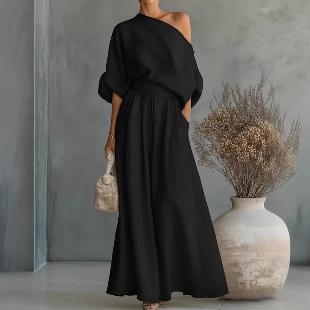 Women Blouse Pants Set Elegant – обзор и цена Blouse Off Shoulder