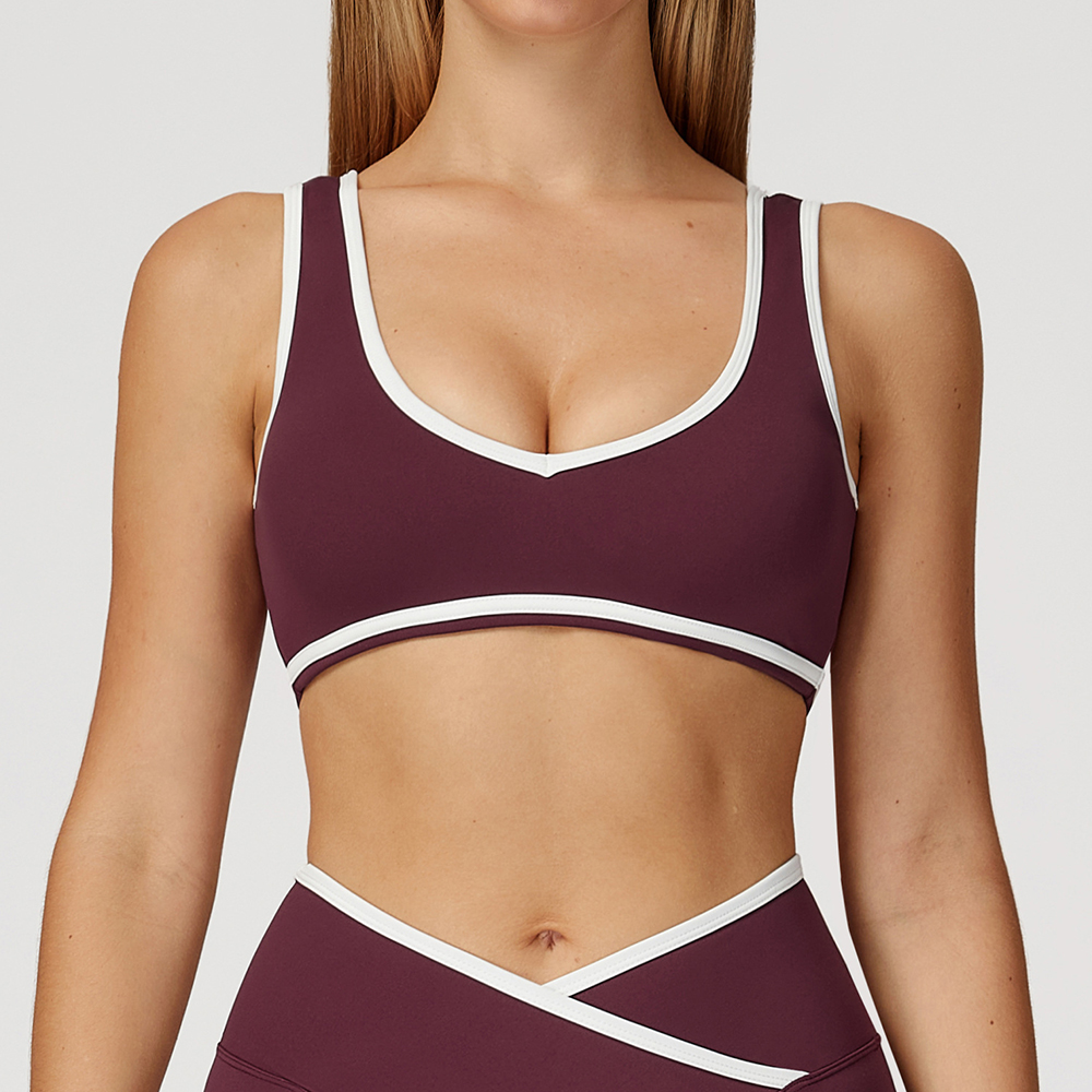 V-Neck Sports Bra Women Top Pu – обзор и цена Crop Top Crochet