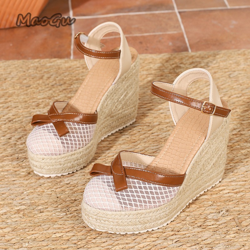 Size42 Women's Mesh Bow Espadr – обзор и цена Wedge Espadrille Women