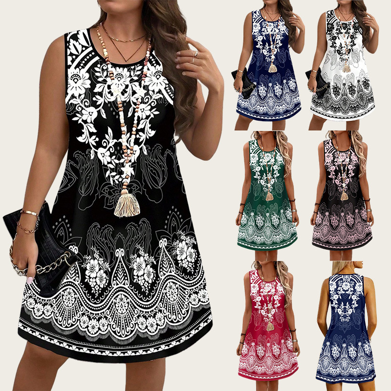 Ethnic Style Vintage Dresses 2 – обзор и цена Romper Floral Print