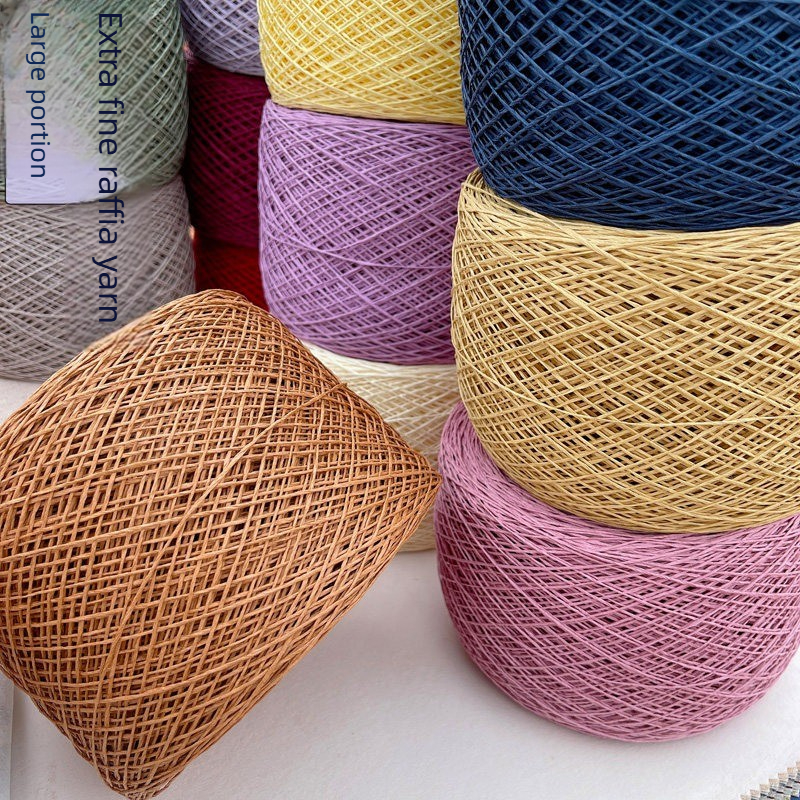 250g Thin Paper Raffia Yarn fo – обзор и цена Crochet Bag Raffia
