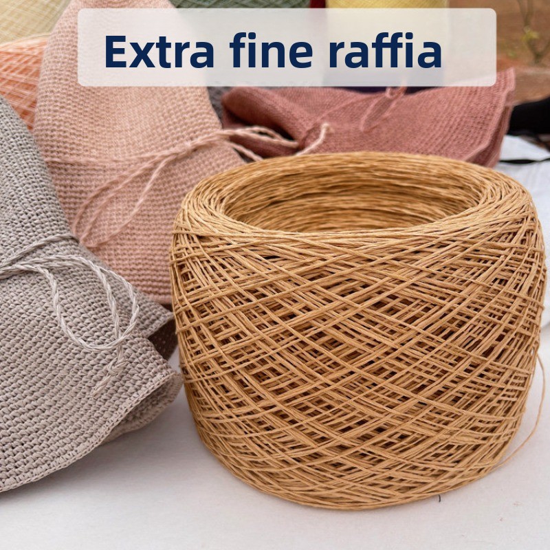 250g Thin Paper Raffia Yarn fo – обзор и цена Crochet Bag Raffia