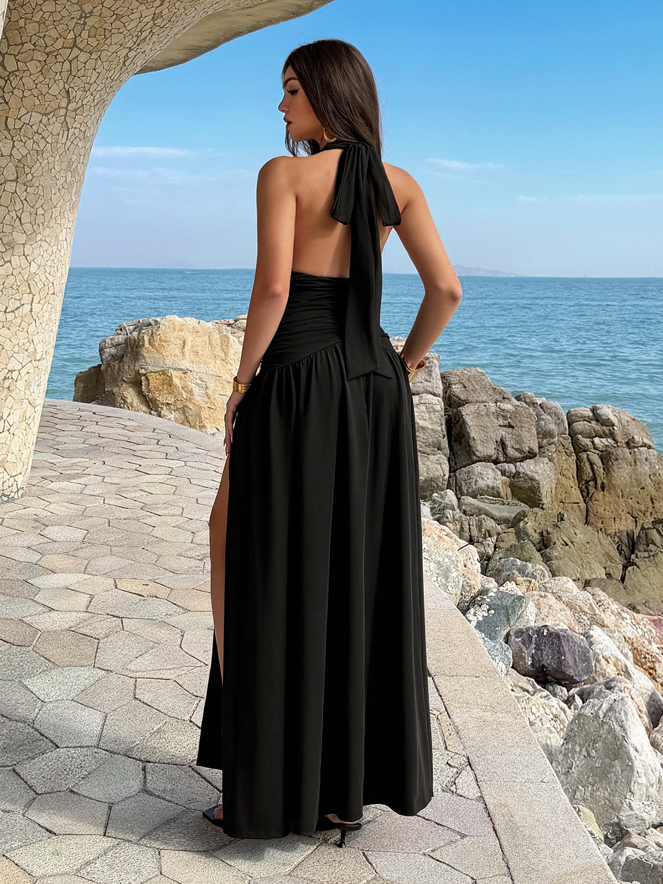 Women's Dress 2 Colors Halter  – обзор и цена Maxi Dress Halter