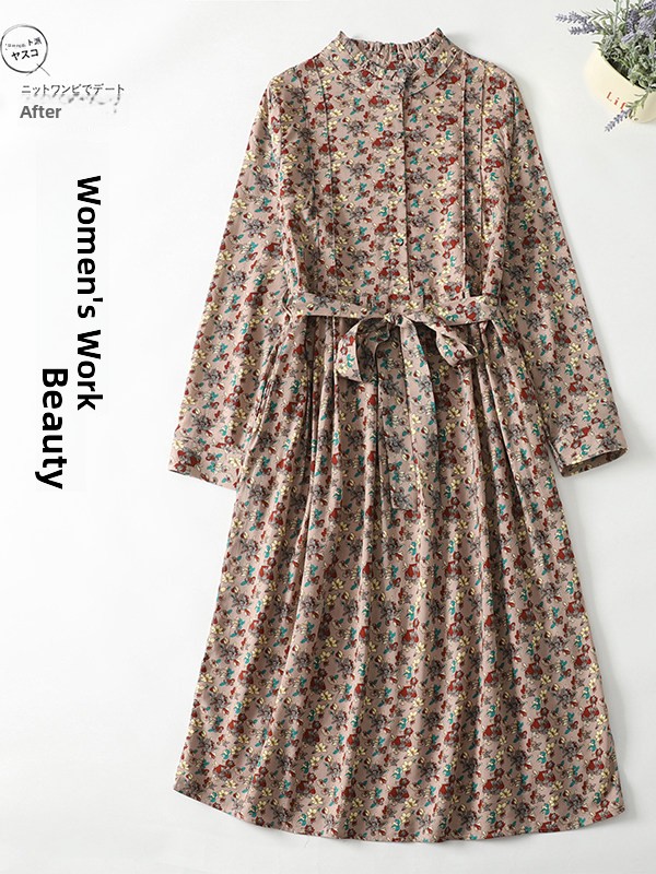 Elegant Floral Print A-Line Dr – обзор и цена Midi Skirt Floral