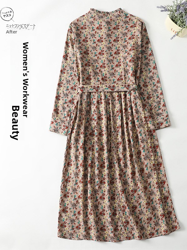 Elegant Floral Print A-Line Dr – обзор и цена Midi Skirt Floral
