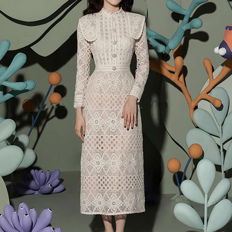 2025 New Temperament Hollow-ou – обзор и цена Linen Dress Wrap