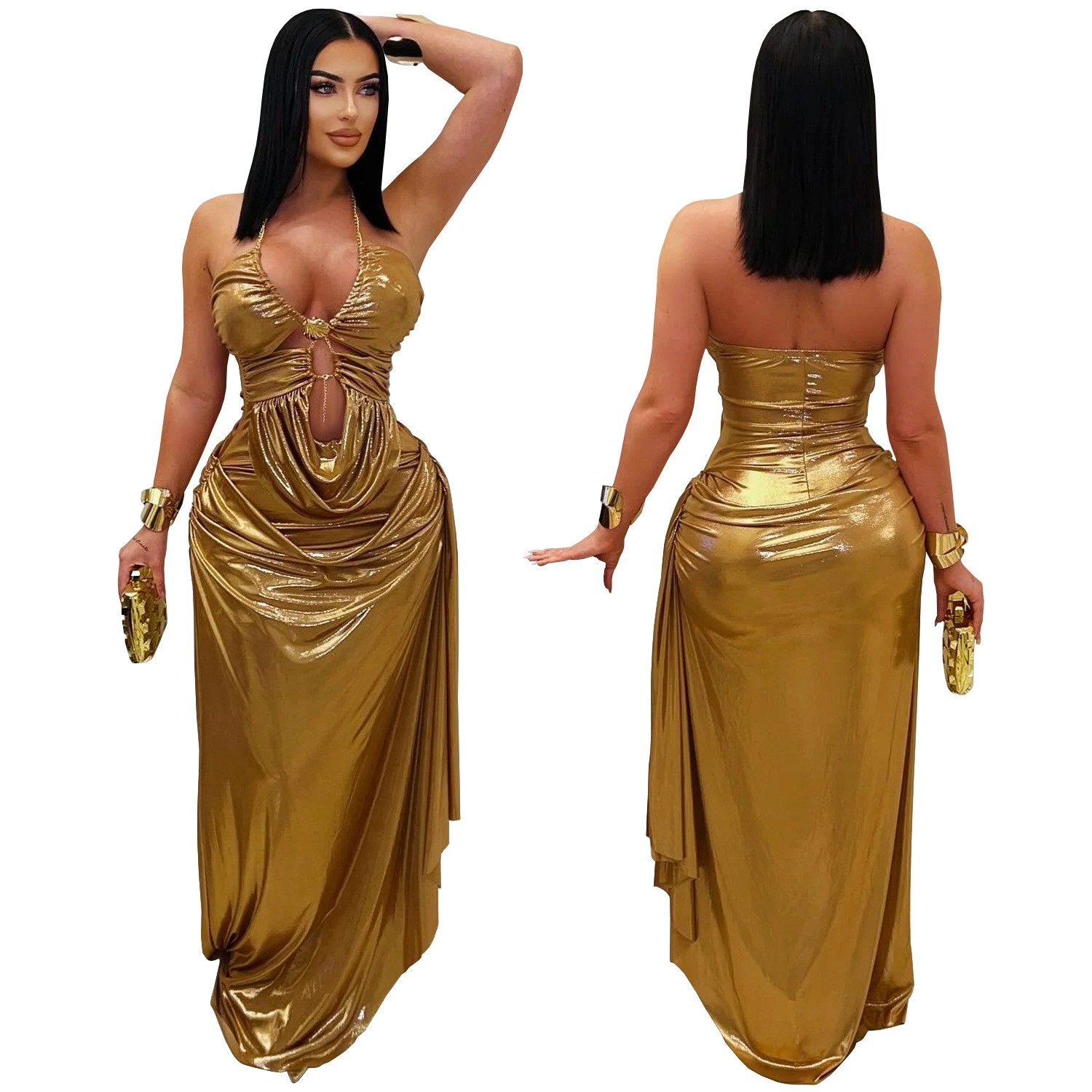 Wedding Guest Dress Evening Ha – обзор и цена Maxi Dress Halter