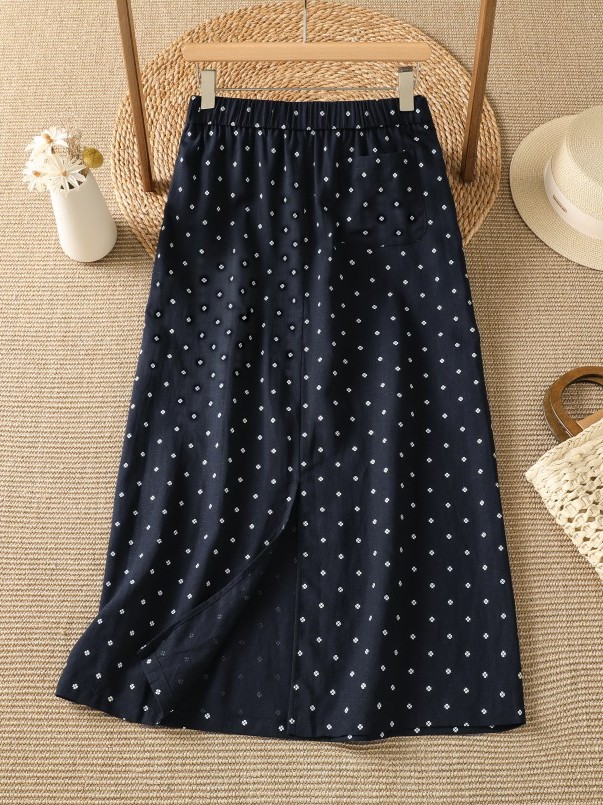 High Waist Floral Half Skirt T – обзор и цена Midi Skirt Floral