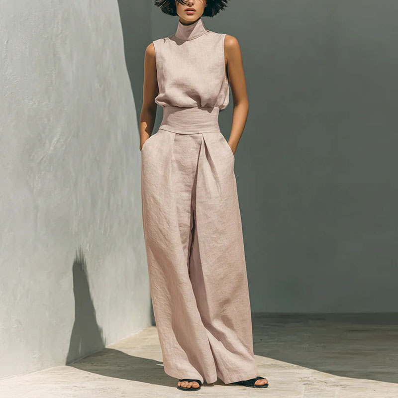Vintage Solid Cotton Linen Sui – обзор и цена Linen Pant Wide