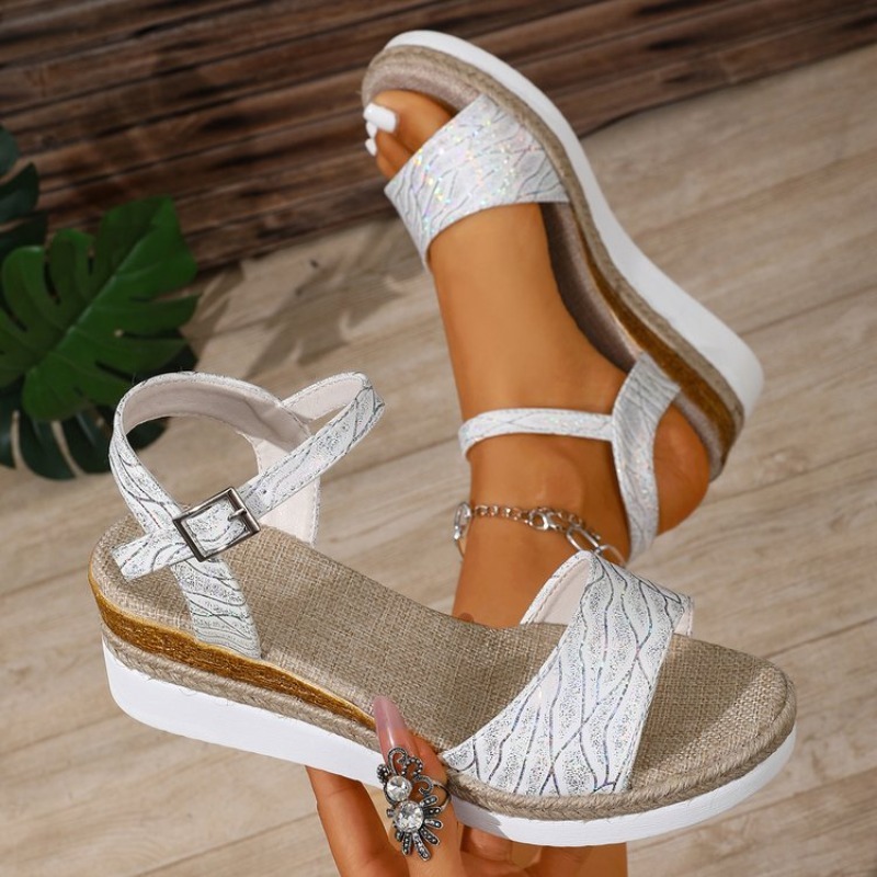 Wedge Sandals for Women White  – обзор и цена Wedge Espadrille Women